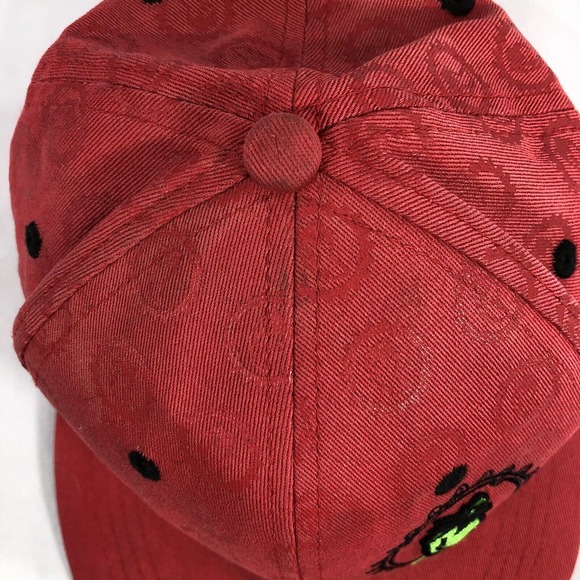 Chile Pepper Bike Shop Moab Utah Hat Cap Red Embroidered Size SM Fitted Flatbill - Picture 8 of 12
